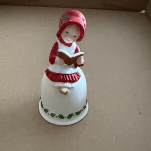 Holly Hobbie “Joyful Echoes” by Designer’s Collection  Ceramic Figurine Bell